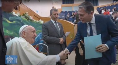 Gray se reunió con el Papa en el Primer Encuentro Internacional de la Escuela Laudato Si