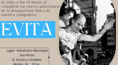 El Nuevo Espacio Peronista homenajeará a Evita