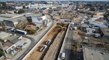 El Viaducto de Ruta 4 suma metros para pasar por debajo de la Rotonda Los Pinos