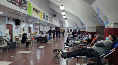 Exitosa campaña de donación de sangre en el Club Lanús