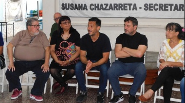 Julián Álvarez en un acto con Chazarreta: “Para que la Municipalidad funcione necesitamos de los trabajadores”