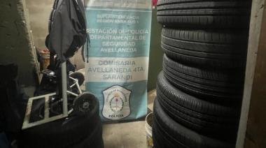 Ladrón detenido en Avellaneda con herramientas robadas, valuadas en una cifra millonaria