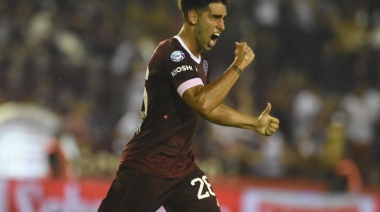 Leonel Di Plácido: “Soy muy feliz en Lanús”