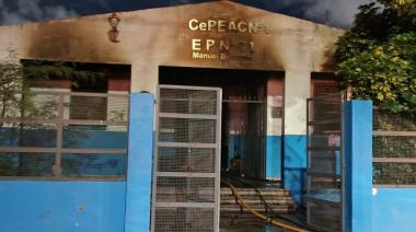Se incendió una escuela de Llavallol y sospechan que fue intencional
