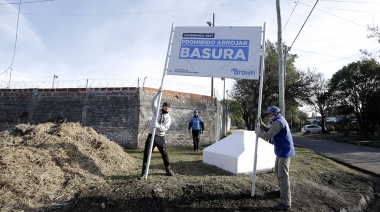 La comuna erradicó dos microbasurales y los transformó en espacios recuperados