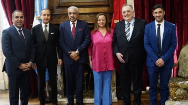Cecilia Moreau recibió al vicepresidente de la Cámara de Representantes de Marruecos