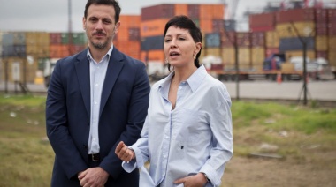 Julián Álvarez y Mayra Mendoza reclaman una compensación por el daño que el Puerto Dock Sud produce sobre sus municipios