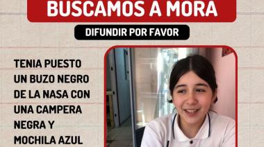 Desesperada búsqueda de Mora en Monte Grande