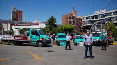 Grindetti presentó el nuevo Servicio Municipal del Alumbrado Público