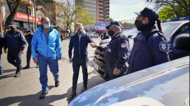 Gray y Berni presentaron 20 nuevos patrulleros para la Guardia Urbana