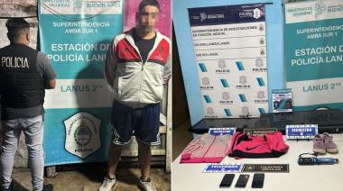 Detuvieron a una banda de escruchantes que desvalijaron una casa en Lanús Este