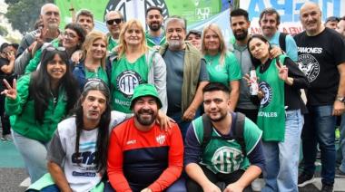 ATE Lanús comenzó el paro de 36 horas y participó de la movilización en el Congreso