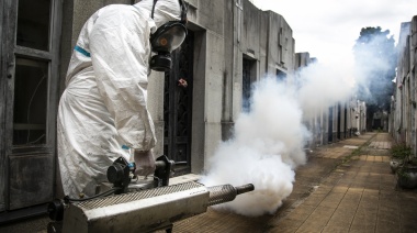 El Municipio realizó un operativo de fumigación en el cementerio