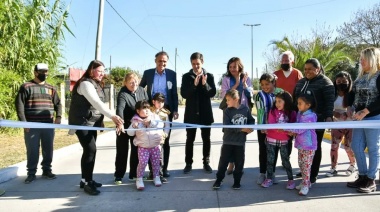 Katopodis y Mantegazza inauguraron la pavimentación de la avenida 9 de Julio