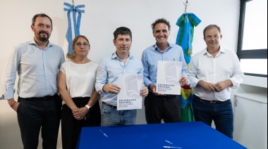 Katopodis firmó un convenio para la construcción de aulas taller en la UNAB
