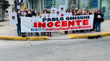 Allegados a Ghisoni se movilizaron, a la espera de la resolución de la Justicia
