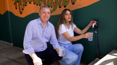 Gray y Galmarini inauguraron la ampliación de la red de agua potable en Echeverría