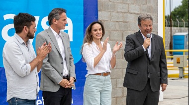 Inauguraron una estación de bombeo cloacal que beneficia a ocho barrios de Brown