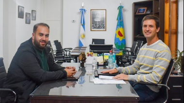 Mantegazza recibió al jefe de Gabinete de Lomas