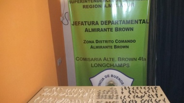 Detuvieron a tres menores por tráfico de drogas en Longchamps