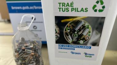 Almirante Brown multiplica los puntos de recepción de pilas
