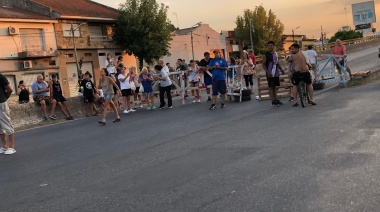 Vecinos volvieron a protestar por los cortes de luz