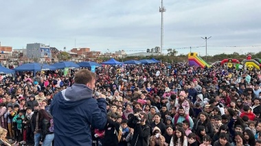 Otermín participó de los festejos por el mes de la niñez en Fiorito