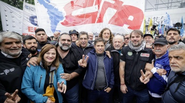 Kicillof recoge apoyos sindicales en plena pelea interna con el kirchnerismo