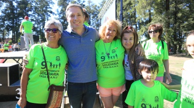 Gray participó de la correcaminata solidaria de Casa MANU