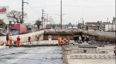 Estudiantes de ingeniería franceses recorrieron obras en Almirante Brown