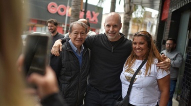 Rodríguez Larreta recorrió Isidro Casanova y San Justo para escuchar a vecinos y comerciantes
