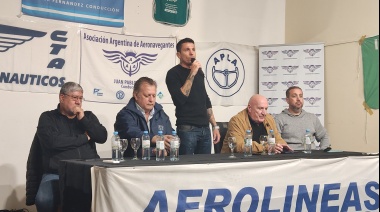 La esencialidad de los vuelos debuta con una protesta de trabajadores de la ANAC
