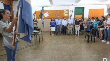 Grindetti y Scarsi visitaron la Escuela Secundaria N° 35