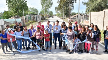 Katopodis recorrió e inauguró obras en San Vicente junto a Mantegazza