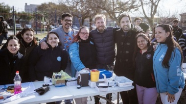 Kreplak visitó el distrito, recorrió el Hospital Gandulfo y participó de la mesa de Salud Mental junto a Otermin