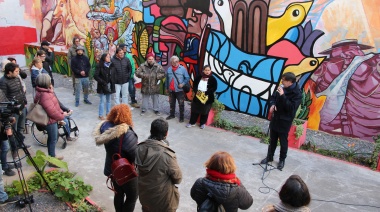 Inauguraron el mural latinoamericano por los 40 años de Malvinas