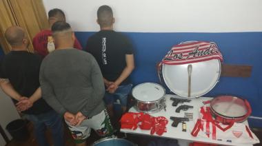Cuatro detenidos por la feroz interna de la barra de Los Andes