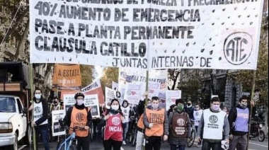 Estatales nacionales quieren una suba de emergencia antes de discutir los salarios de este año