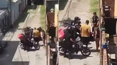 Motochorro robó un celular y baleó a un policía en plena fuga en Avellaneda