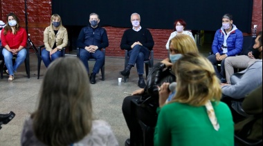 Gollan y Gray se reunieron con integrantes de organizaciones sociales