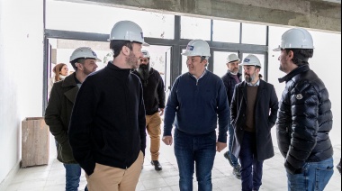Cascallares y Fabiani recorrieron obras junto al ministro de Economía bonaerense