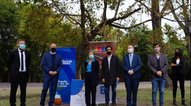 Insaurralde encabezó una jornada de forestación para conmemorar el Día de la Tierra