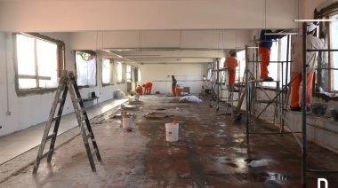 Avanza la remodelación del segundo piso del antiguo edificio municipal