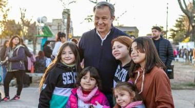 Cascallares inauguró las obras del parque sustentable del barrio “El Gaucho”