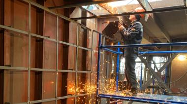Se registraron caídas caídas en la producción industrial manufacturera y en construcción