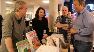 Cascallares participó del 1º Festival de la Historieta
