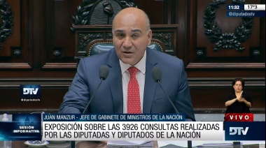 Manzur presenta su informe de gestión en Diputados