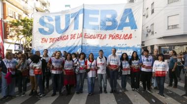Paritarias docentes en la provincia: “Nos parece insuficiente la oferta”, advirtieron desde SUTEBA