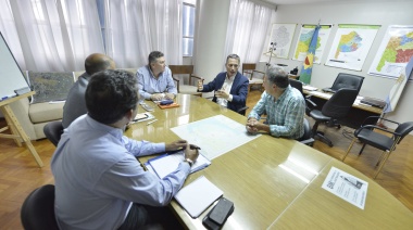 Fernando Gray se reunió con funcionario provincial de Recursos Hídricos