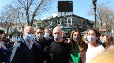 Larreta visitó Adrogué y puso el acento en la inflación y la seguridad